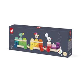 JANOD Tren gigante multicolor Zigolos | 3700217382025 | Llibreria Sendak