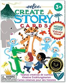 EEBOO Create a Story Cards - Volcano island | 689196504587 | Llibreria Sendak
