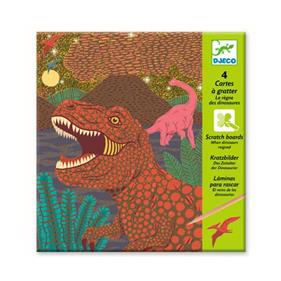 DJECO Láminas para rascar - Dinosaurios | 3070900097261 | Librería Sendak