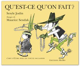 Qu'est-ce qu'on fait? | 9782352893592 | Joslin, Sesyle / Sendak, Maurice | Llibreria Sendak