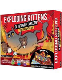 Exploding Kittens: The Board Game (Superfan Edition) | 0810171412249 | Librería Sendak