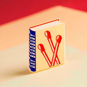 JUDY kAUFMANN Pins - Ray Bradbury | 9999900011289 | Llibreria Sendak
