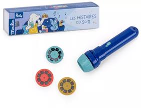 MOULIN ROTY Llanterna  projector d'històries Puce & Pilou | 3575676840474 | Librería Sendak