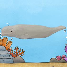 WUDIMALS Balena Beluga (40824) | 701575408245 | Librería Sendak