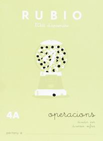 Quaderns Rubio. Operacions 4A | 9788489773073 | Rubio Polo, Enrique | Llibreria Sendak