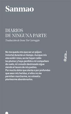 Diarios de ninguna parte | 9788416738076 | Sanmao | Librería Sendak