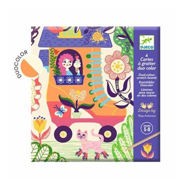 DJECO Láminas para rascar - Casas extravagantes | 3070900097131 | Llibreria Sendak