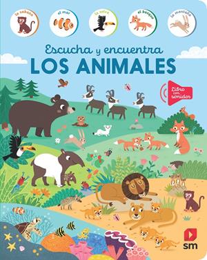 Escucha y encuentra - Los animales | 9788419102591 | Varios Autores | Llibreria Sendak