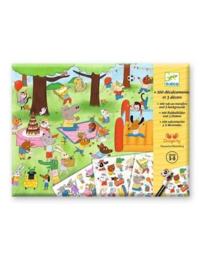 DJECO Calcomanía - Estamos de fiesta | 3070900093553 | Librería Sendak