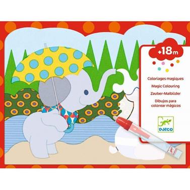 DJECO Dibujos para colorear mágicos - Escondido afuera | 3070900090651 | Llibreria Sendak