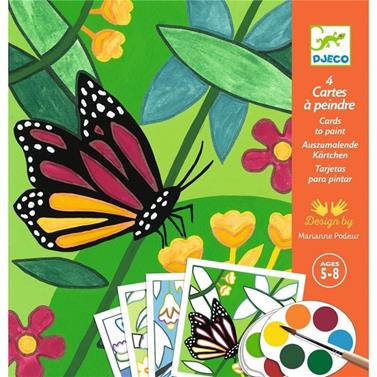 DJECO Tarjetas para pintar - Indonesia | 3070900099944 | Llibreria Sendak