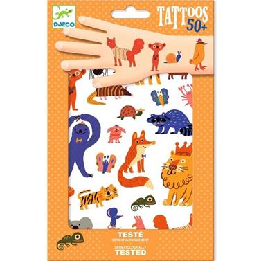 DJECO Tatuajes Animales divertidos | 3070900099173 | Llibreria Sendak