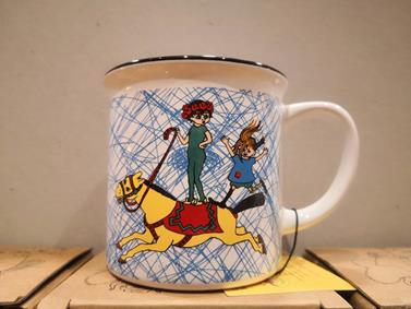 Tassa Pippi Calcesllargues - Ratlles blaves | 8437020229111 | Llibreria Sendak