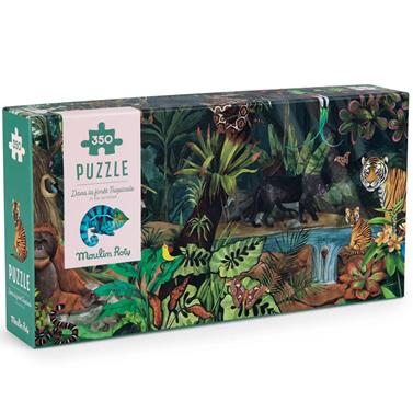MOULIN ROTY Puzzle En el bosque tropical (350 piezas) | 3575677194415 | Llibreria Sendak