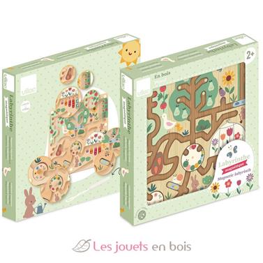 VILAC Magnetic Wooden Maze - Harvest in the Garden | 3048700071248 | Llibreria Sendak