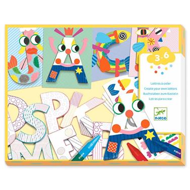 DJECO Crear con formas - Letras | 3070900089983 | Llibreria Sendak