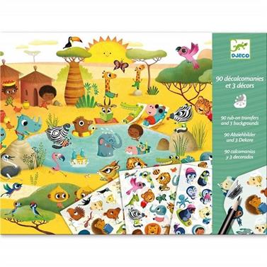 DJECO Calcomanía - La fiesta ya está aquí | 3070900095601 | Llibreria Sendak