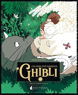 Colorea por números: Studio Ghibli | 9791387690311 | Librería Sendak