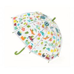 DJECO Paraigües mitjà transparent Granotes | 3070900048089 | Llibreria Sendak