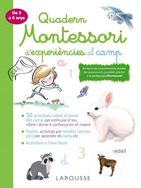 Quadern Montessori d'experiències al camp | 9788418100369 | Larousse Editorial | Librería Sendak