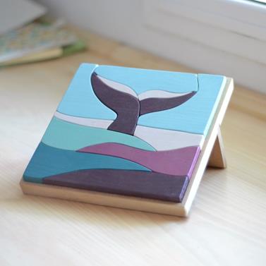 VETAS Y VIRUTAS Puzzle Whale | 9999900004724 | Llibreria Sendak