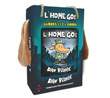 Lot L'Home Gos amb gorra: Llibres 1 i 2 | 9788466160438 | Pilkey, Dav | Llibreria Sendak