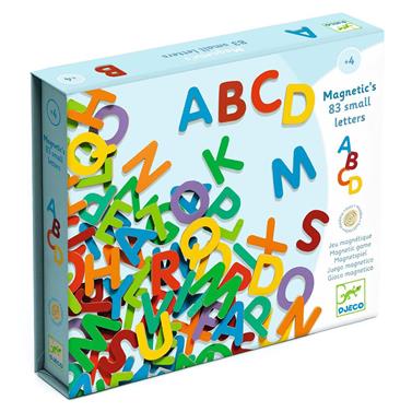 DJECO Magnéticos 83 letras pequeñas | 3070900031012 | Llibreria Sendak
