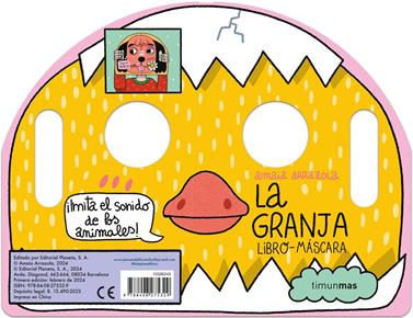 La granja. Libro-máscara | 9788408275329 | Arrazola, Amaia | Llibreria Sendak
