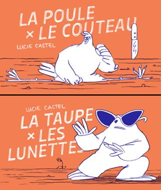 La Poule et le couteau / La Taupe et les lunettes | 9782357613898 | Castel, Lucie | Llibreria Sendak