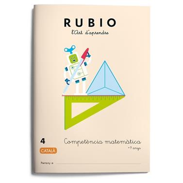 Quaderns Rubio. Competència matemàtica 4 | 9788417427030 | Varios autores | Llibreria Sendak