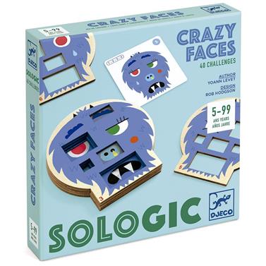 DJECO Sologic Crazy Faces | 3070900085916 | Llibreria Sendak