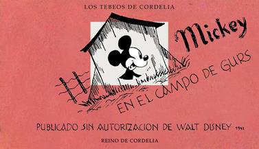Mickey en el campo de Gurs | 9788419124623 | Rosenthal, Horst | Llibreria Sendak