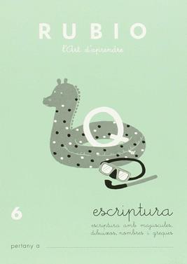 Quaderns Rubio. Escriptura 6 | 9788489773561 | Rubio Polo, Enrique | Llibreria Sendak