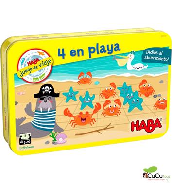 HABA Juego de viaje - 4 en la playa | 4010168255637 | Librería Sendak