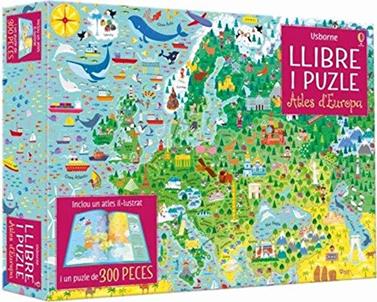 Llibre i puzzle. Atles d'Europa | 9781474971782 | AA.VV | Librería Sendak