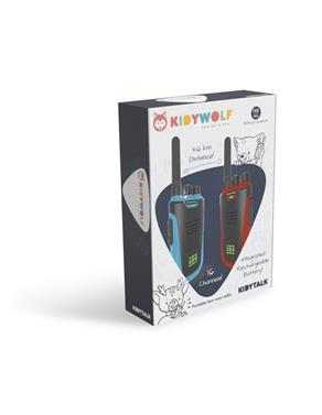 KIDYWOLF KIDYTALK - Azul y rojo | 5407009180125 | Llibreria Sendak