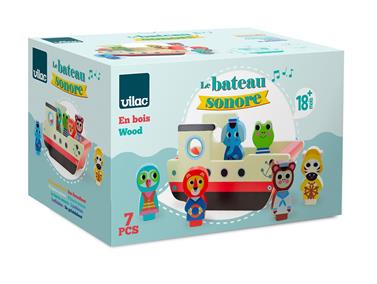 VILAC Le bateau sonore | 3048700076434 | INGELA ARREHENIUS | Llibreria Sendak