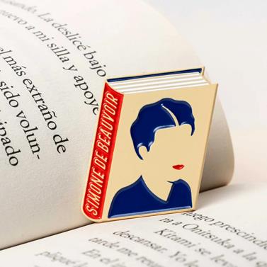 JUDY KAUFMANN Pins - Simone de Beauvoir | 9999900011258 | Llibreria Sendak