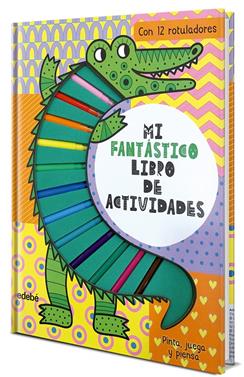Mi fantástico libro de actividades. Cocodrilo | 9788468373638 | Austin, Lucile/Razumova, Alena | Librería Sendak