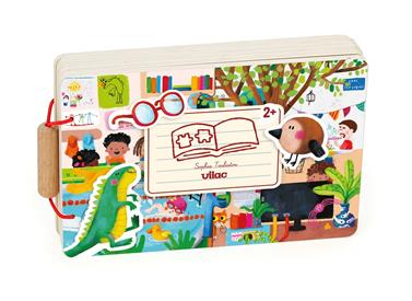 VILAC Wooden puzzle book - Activities - Sophia Touliatou | 3048700079107 | Llibreria Sendak