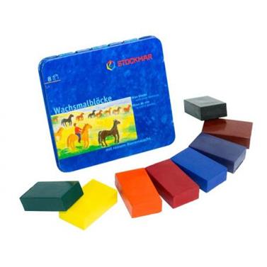 STOCKMAR 8 blocs de cera (caixa de llauna) | 4019365340009 | Llibreria Sendak