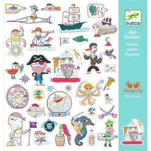 DJECO Pegatinas - ¡Ataque de los piratas! | 3070900093164 | Llibreria Sendak