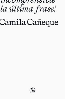 La última frase | 9788418782459 | Cañeque, Camila | Llibreria Sendak