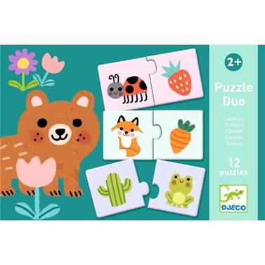 DJECO Puzzle Duo - Colores | 3070900082731 | Librería Sendak